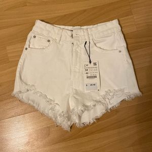 Zara ripped shorts